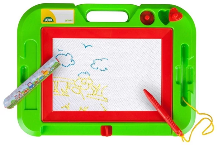 Lena - Színes mágneses közepes rajztábla