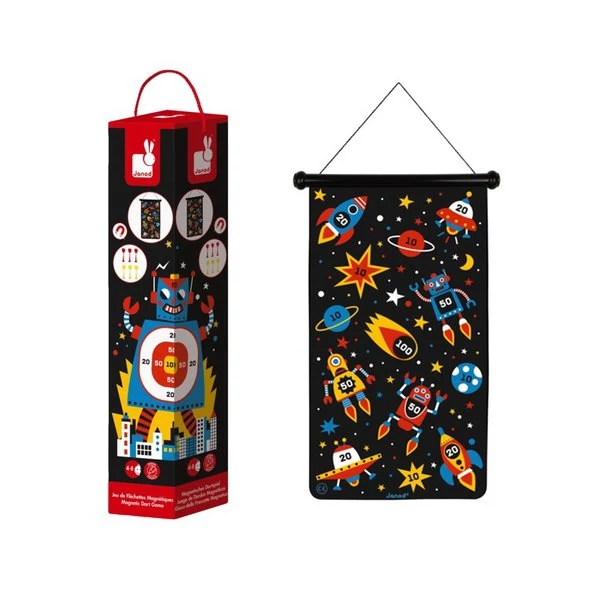 Janod - Mágneses darts - Robotos