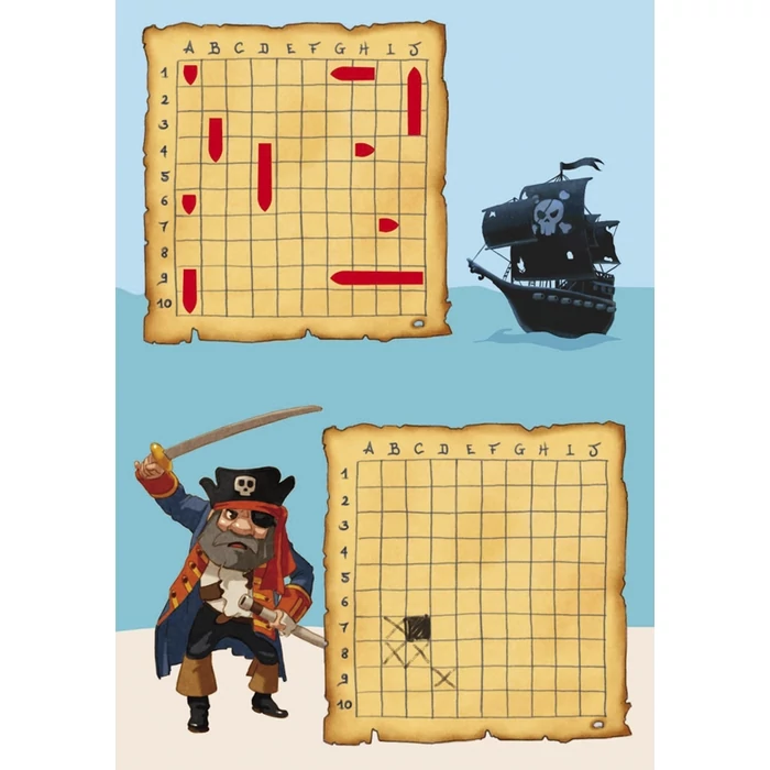 Djeco - Mini logika - Hajócsata