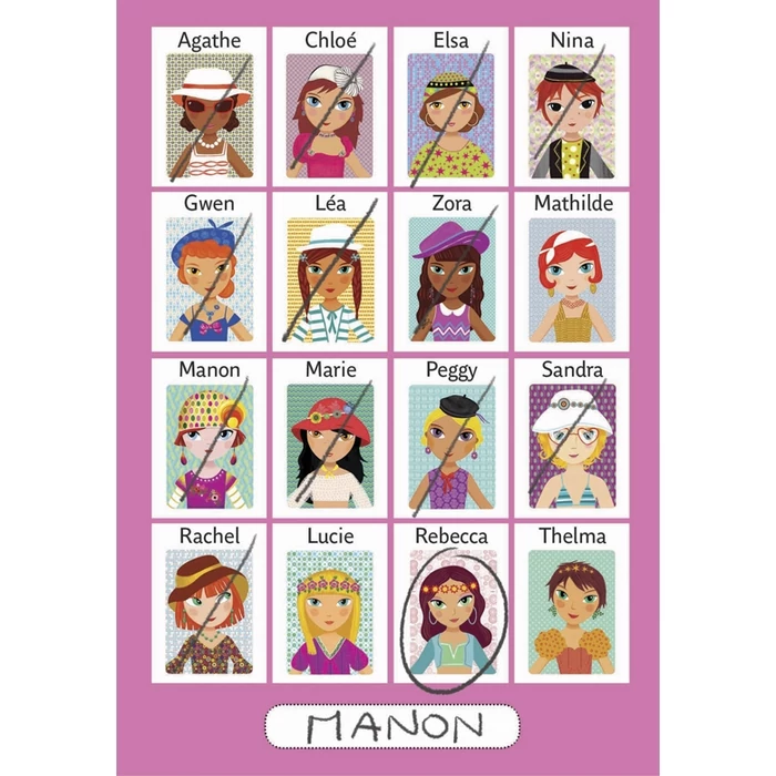 Djeco - Mini logika - Mi a nevem? - lányok