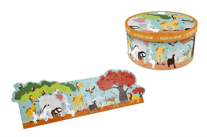 Padló puzzle - Szafari - 36 db-os