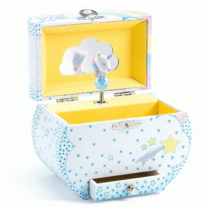 Djeco - Zenélő ékszerdoboz - Unikornis álom