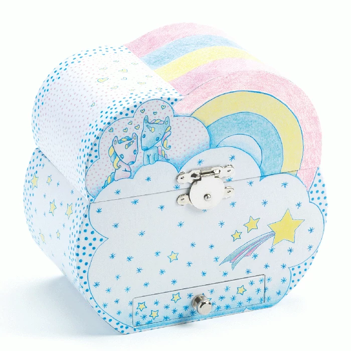 Djeco - Zenélő ékszerdoboz - Unikornis álom