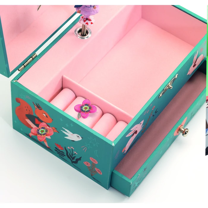 Djeco - Zenélő ékszerdoboz - Varázslat dallama