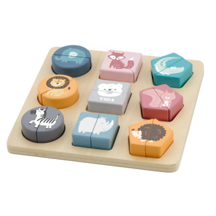 Fajáték - Formakereső - vadállatok