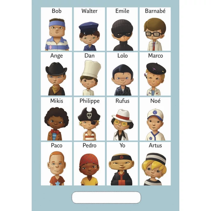 Djeco - Mini logika - Mi a nevem? - fiúk