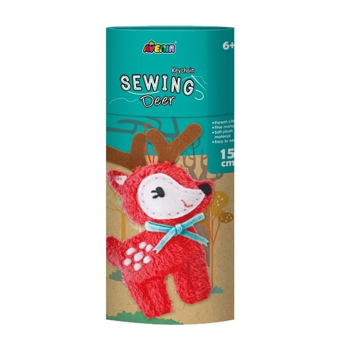 Varrható plüss kulcstartó - Szarvas