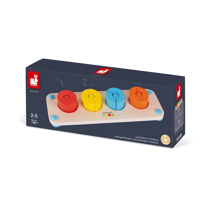Janod - Készségfejlsztő fajáték - Törtek